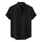 Camisa Masculina Lisa Casual Elegante – Conforto e Estilo
