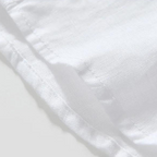 Camisa de Linho Casual Manga Curta