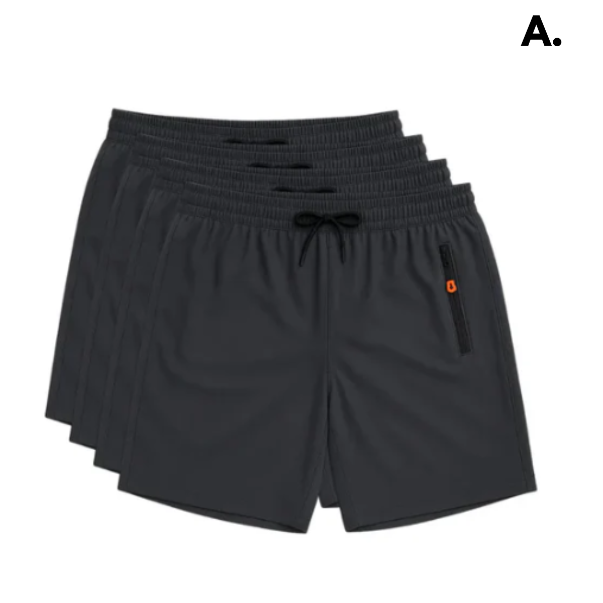 [Pague 2 Leve 4] Bermudas Dry Fit Premium Secagem rápida, Bolso com Zíper e Ajuste Anatômico + FRETE GRÁTIS