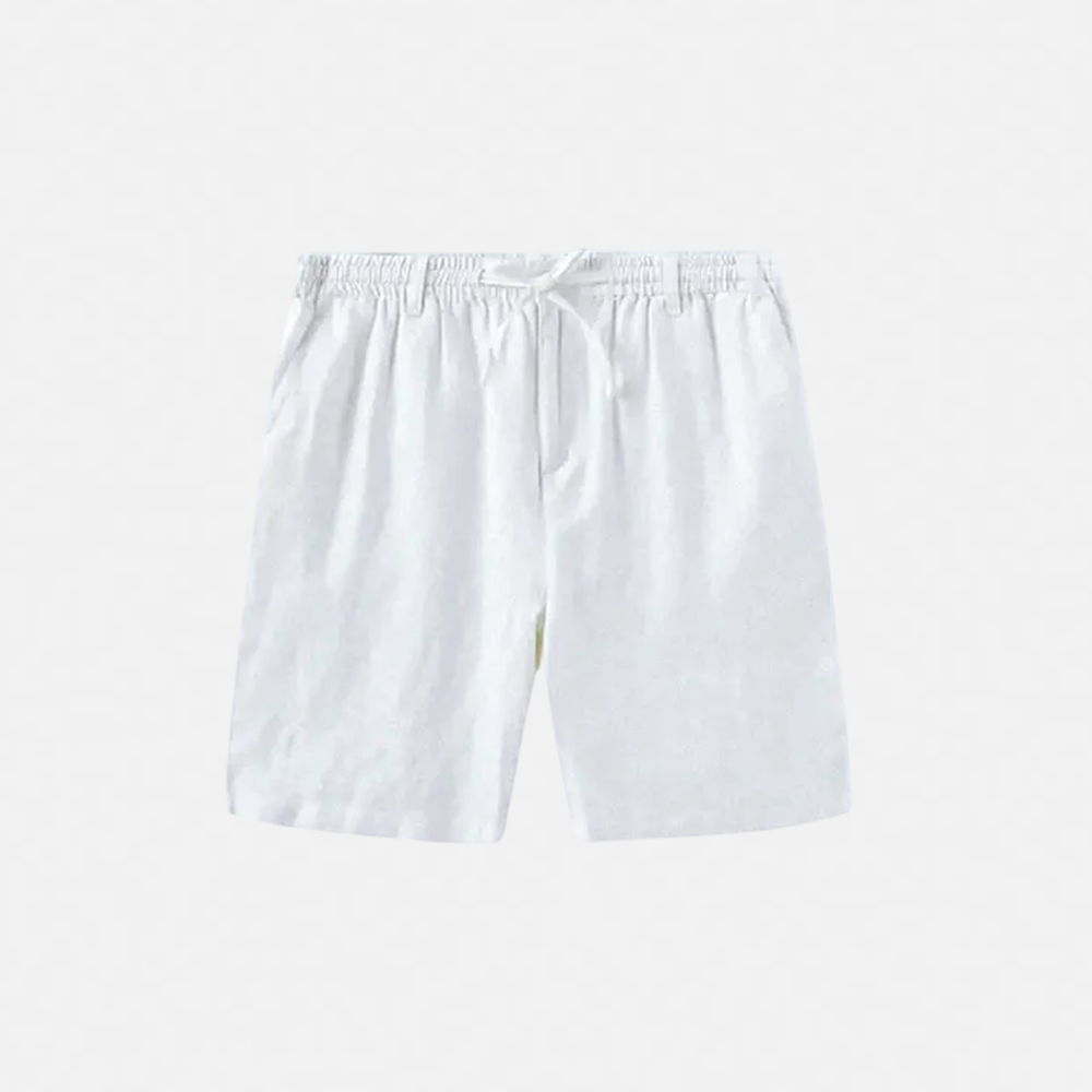 Bermuda de Linho Masculina Marenzzo White