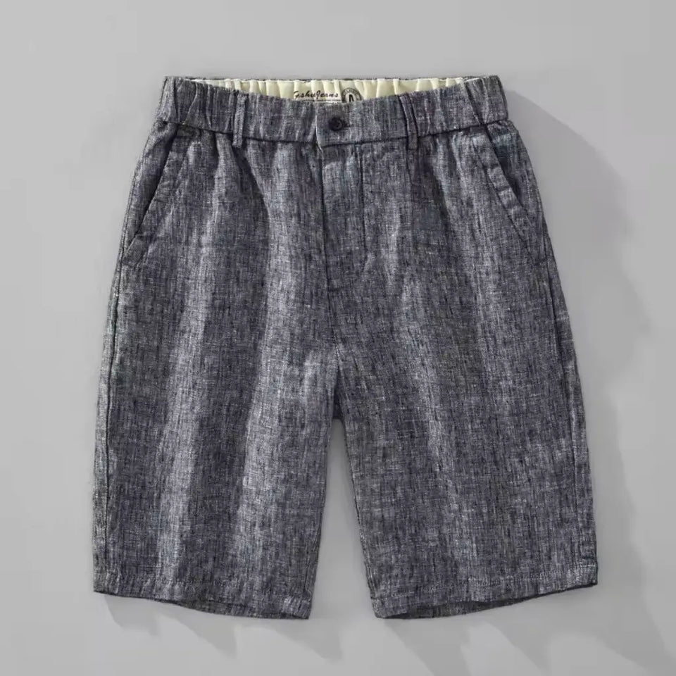 Bermuda de Linho Masculina Marenzzo Grano