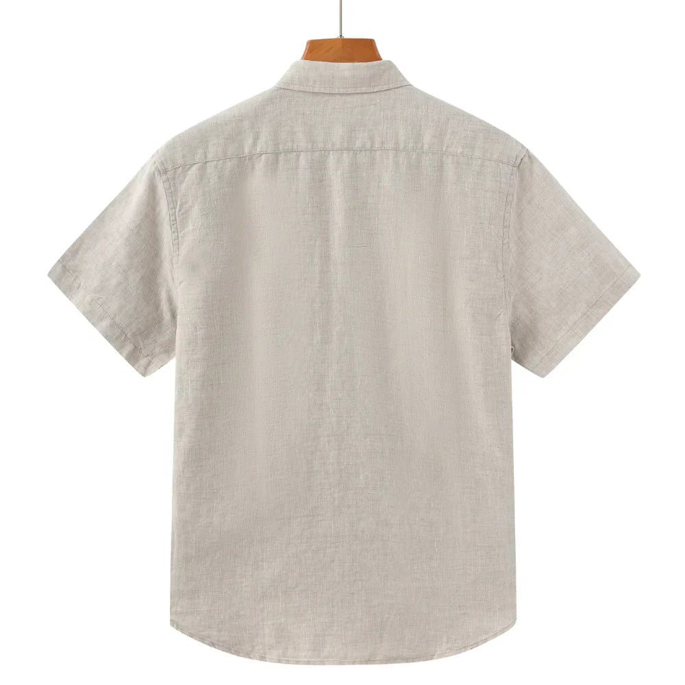 Camisa Masculina de Linho Marenzzo