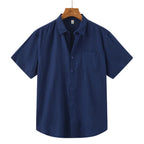 Camisa Masculina de Linho Marenzzo