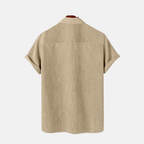 Camisa Manga Curta Marenzzo Veludo Cotelê