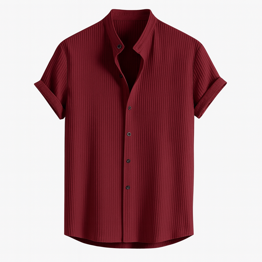 Camisa Manga Curta Básica Marenzzo Roma