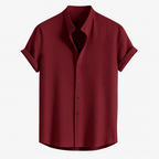 Camisa Manga Curta Básica Marenzzo Roma