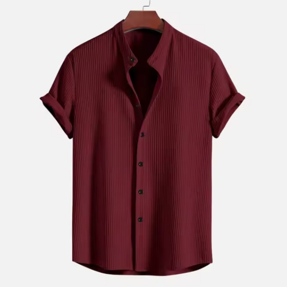 Camisa Manga Curta Básica Marenzzo Roma