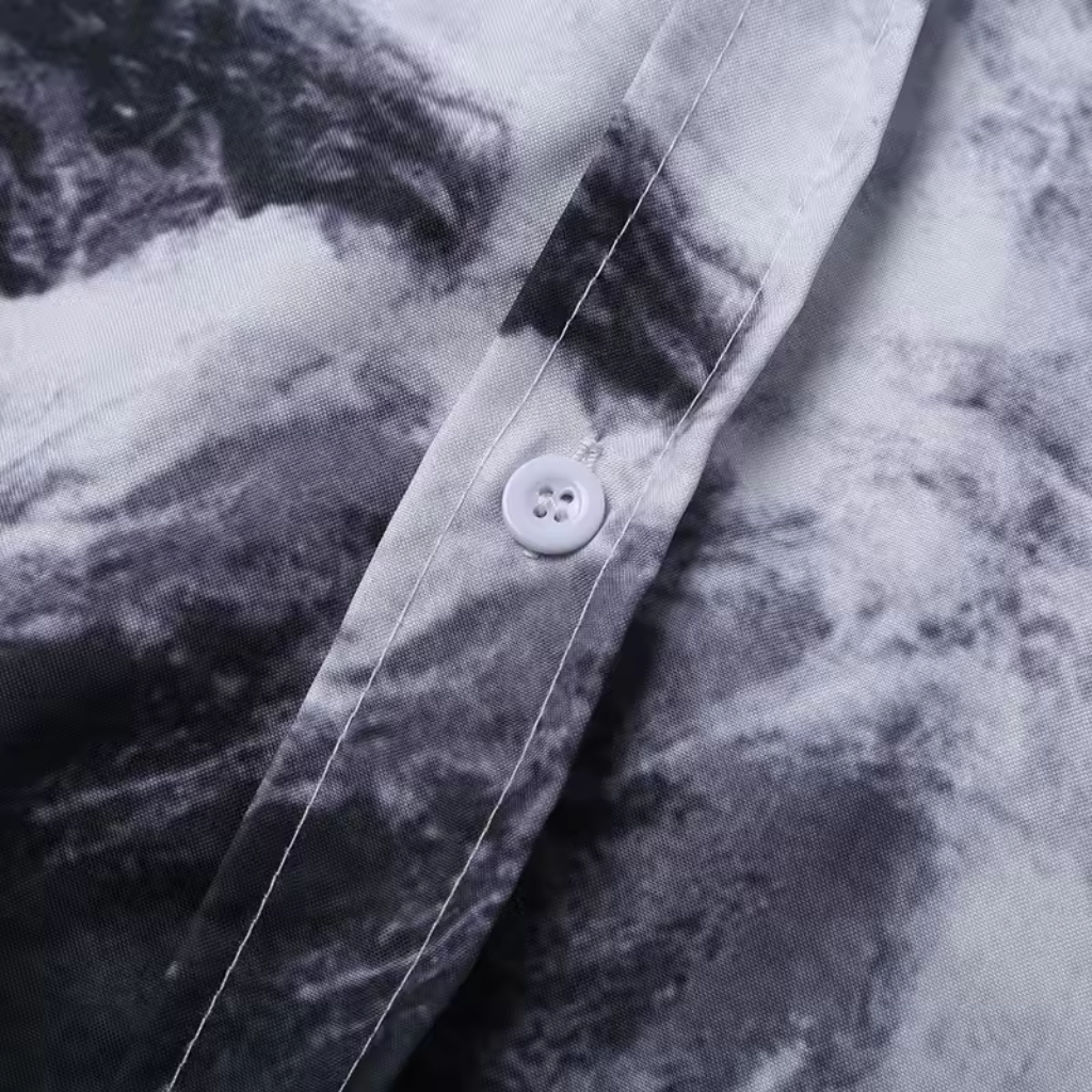 Camisa Manga Curta Marenzzo Marble