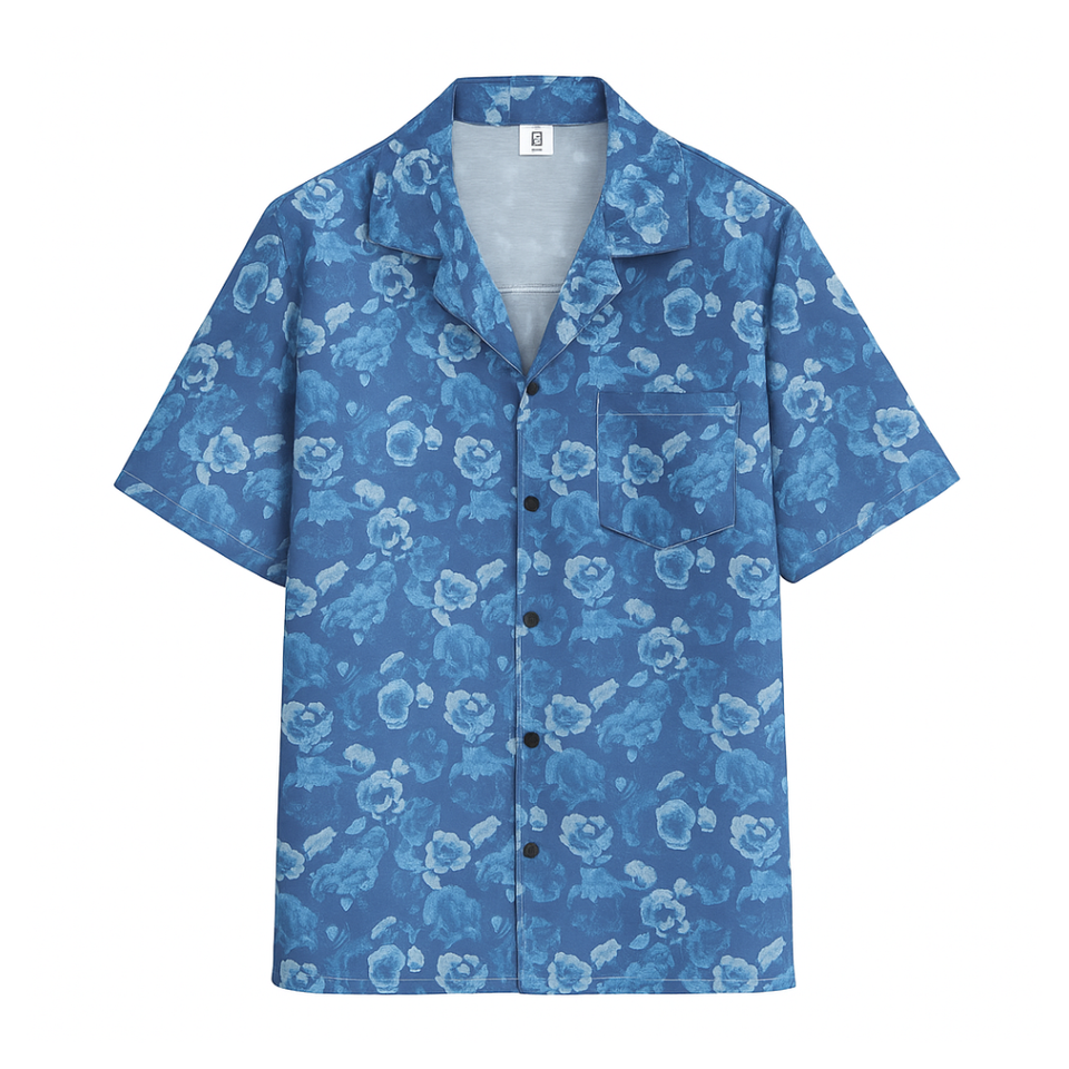 Camisa Manga Curta Marenzzo Positano