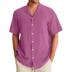 Camisa Masculina Marenzzo Casual Manga Curta