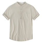 Camisa Masculina De Linho Confort Marenzzo
