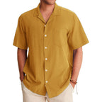 Camisa Masculina Marenzzo Casual Manga Curta