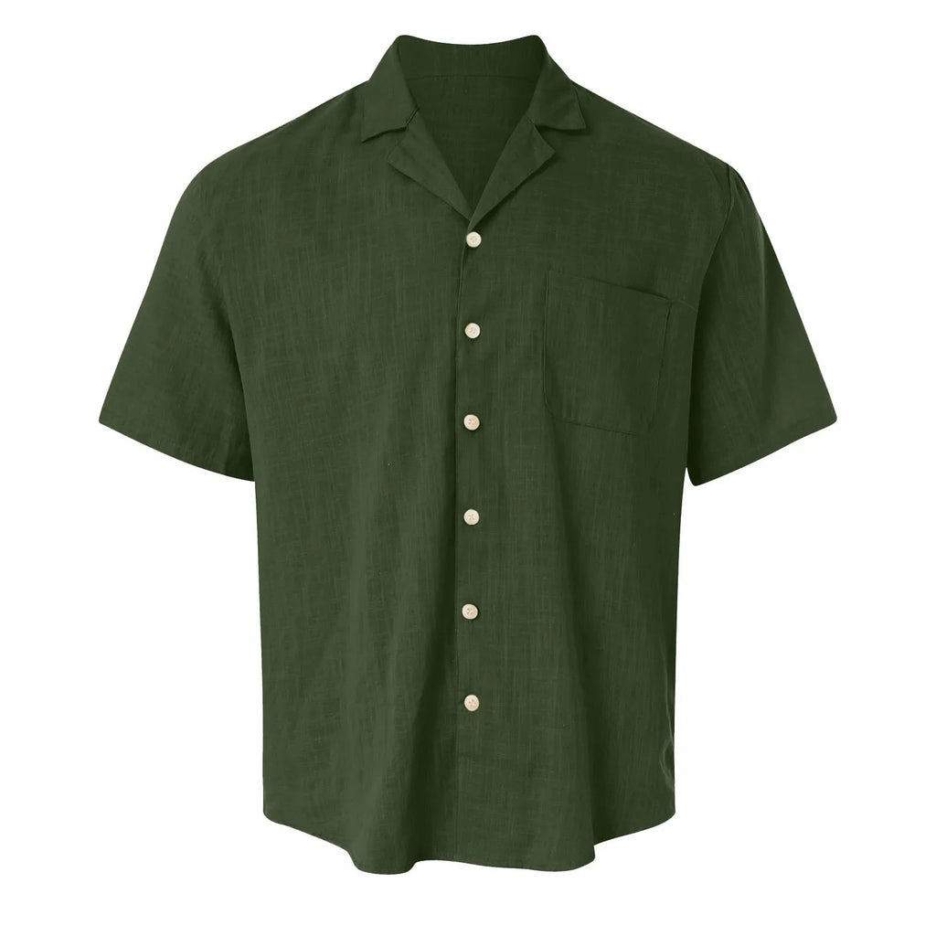 Camisa Masculina Marenzzo Casual Manga Curta