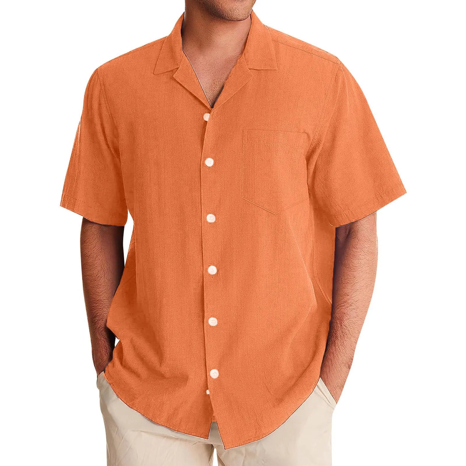 Camisa Masculina Marenzzo Casual Manga Curta