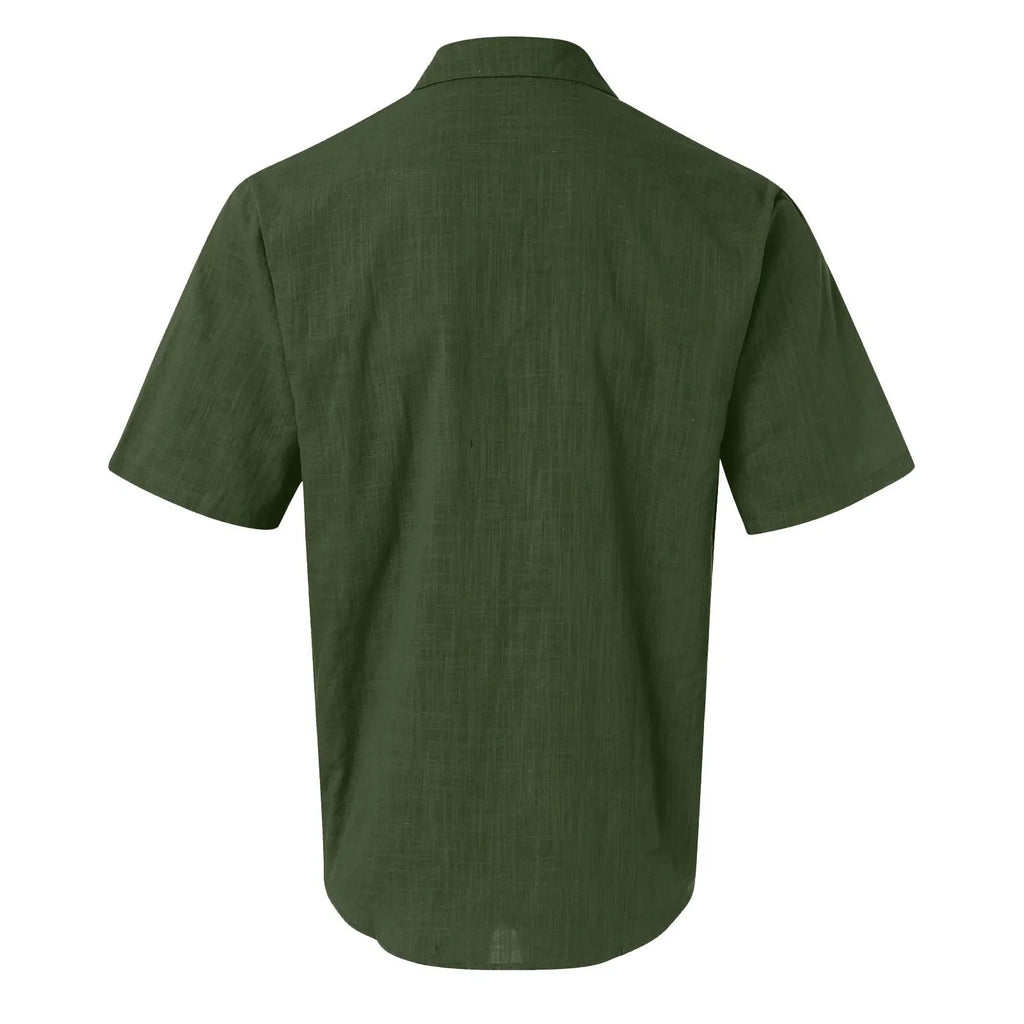 Camisa Masculina Marenzzo Casual Manga Curta